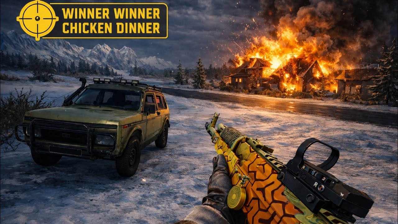 PUBG PC 1st CHICKEN DINNER - VIKENDI CRAZY Solo Match | Hindi | 17+ Kills 🔥