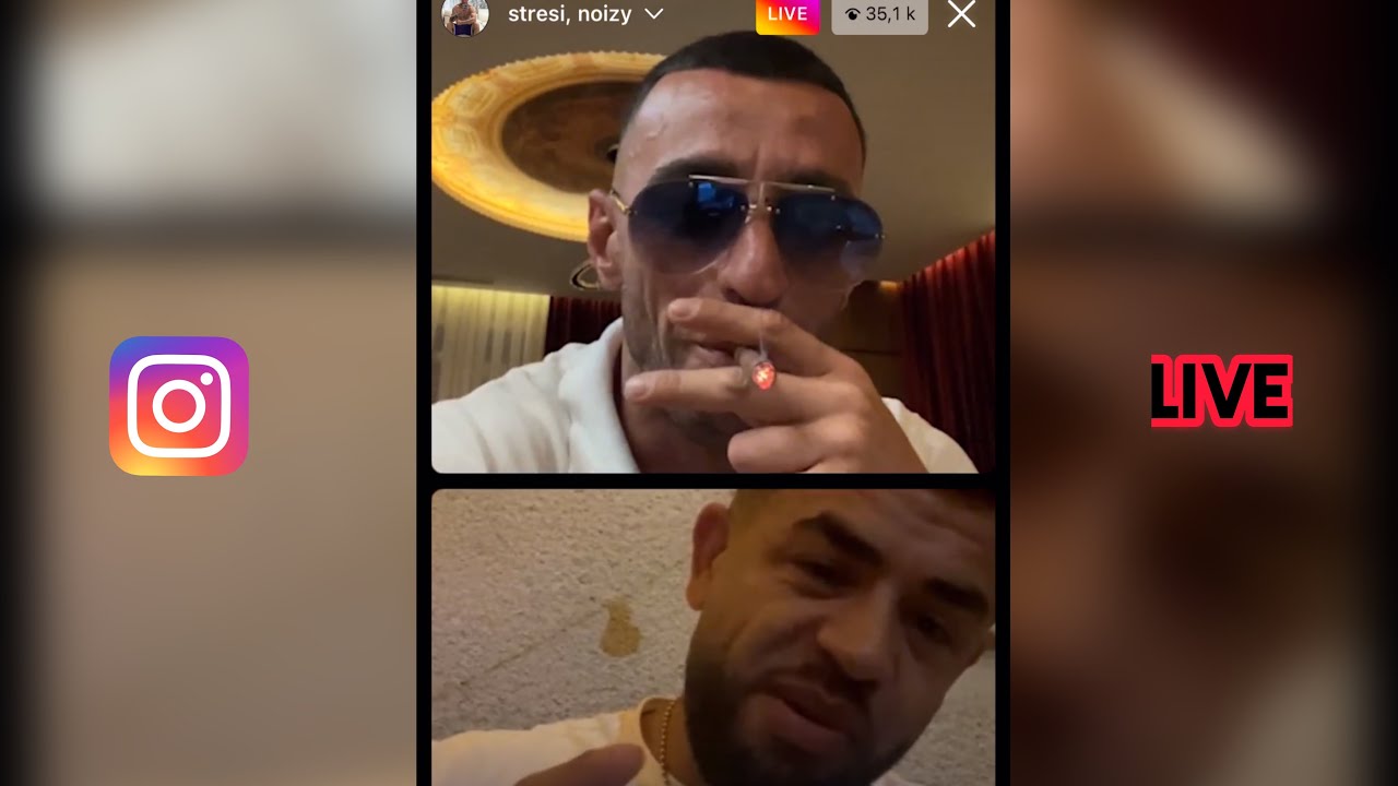 Stresi & Noizy Live Ne Instagram (Flasin Me Kode Per BMT & Rrahjen E Tij) ‼️
