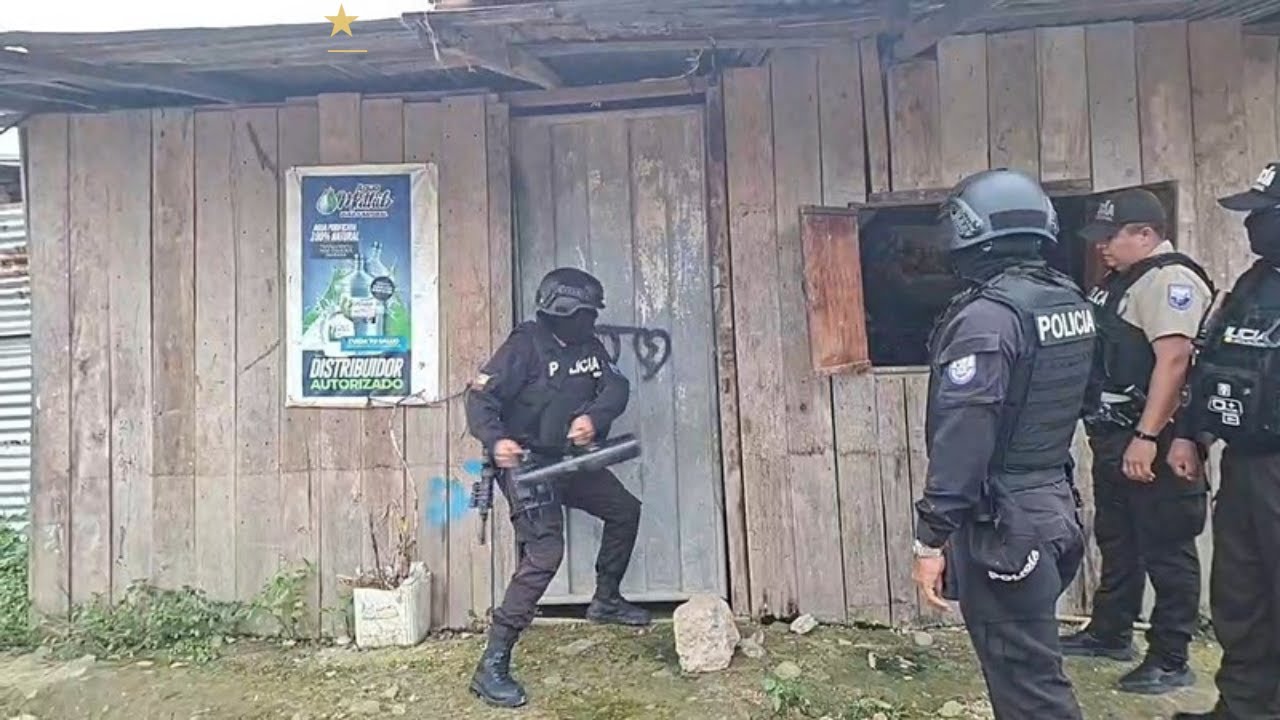 Mega operativo policial al norte de Machala