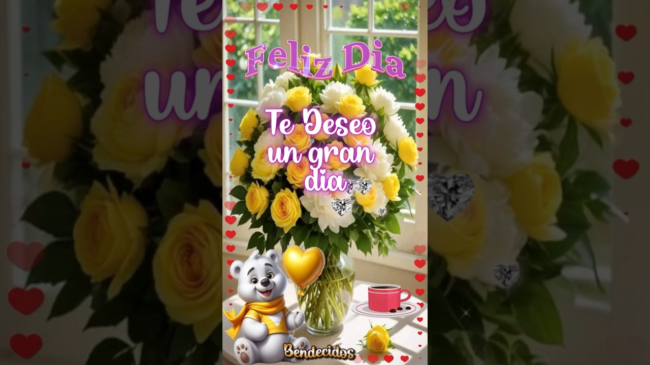 BUENOS DIAS🌹✨ FELIZ DIA PARA TI
