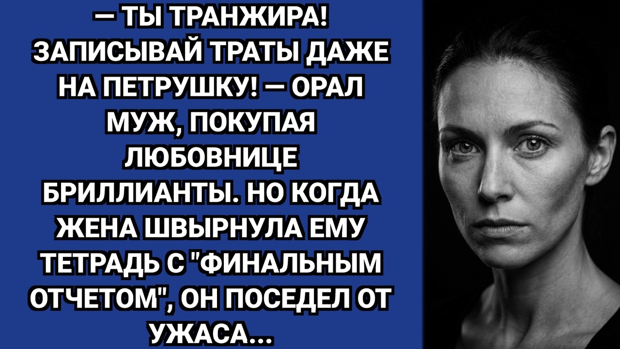 «Ты нахлебница! Отчитывайся за петрушку!». Но жена выставила ему счет, от которого он онемел.