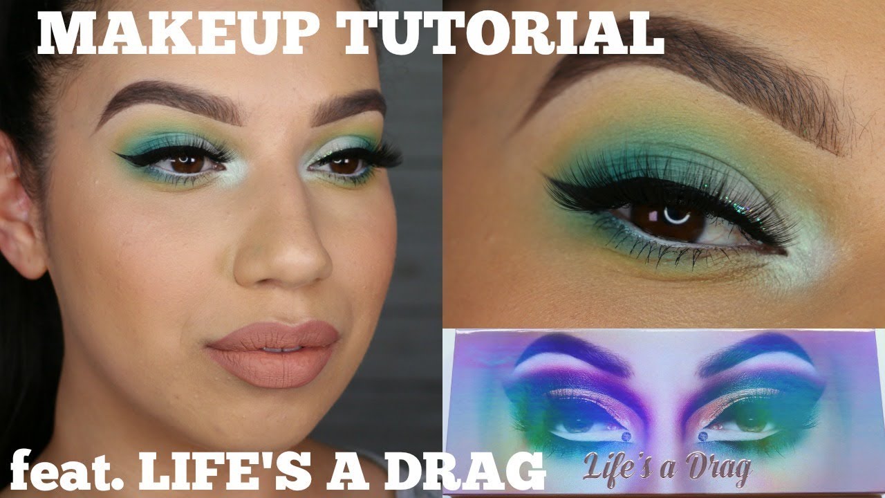 SUMMER FUN 🍋🍏 MAKEUP TUTORIAL feat. LIFE'S A DRAG PALETTE | ChristineMUA