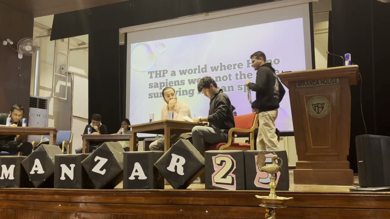 Open grand finals, Manzar 2025 l English debating society, Miranda House