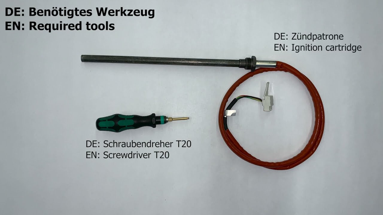 FRÖLING: remplacement bougie d'allumage PE1 Pellet