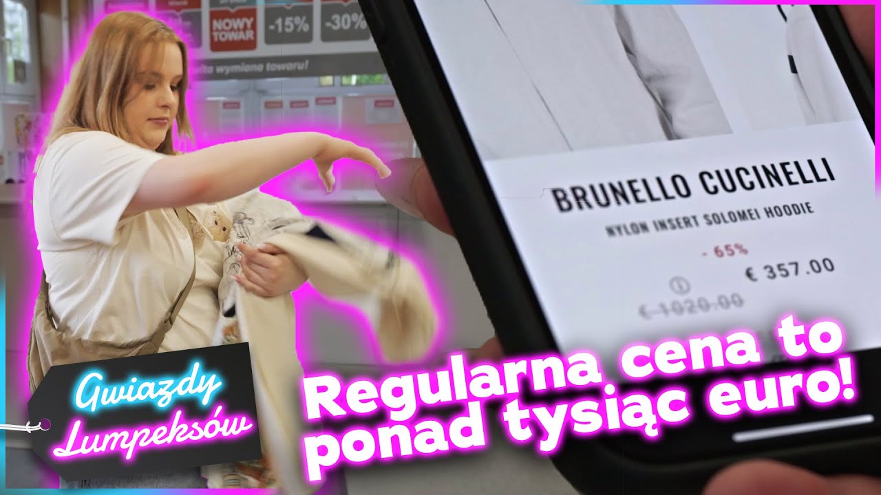 ZNALAZŁA BLUZĘ, ZA KTÓRĄ CHCE ZGARNĄĆ KILKA STÓWEK!  | Gwiazdy lumpeksów