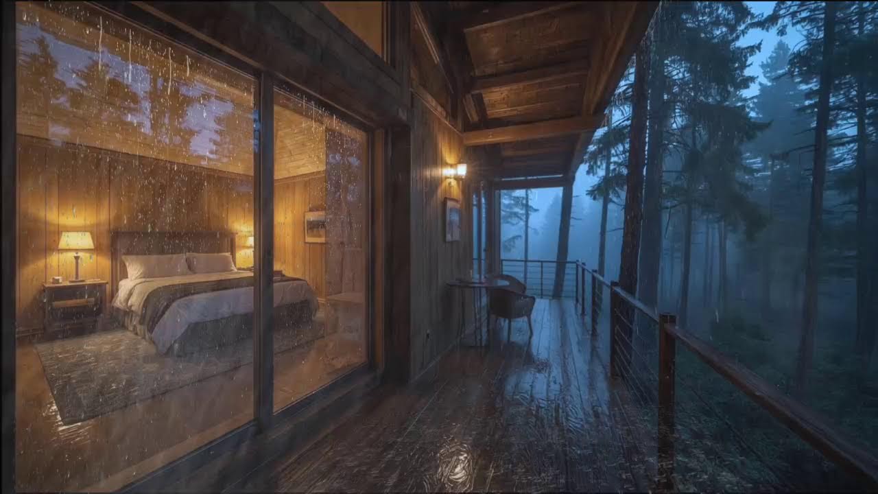Soothing Forest Rain Sounds | Deep Sleep & Insomnia Relief All Night