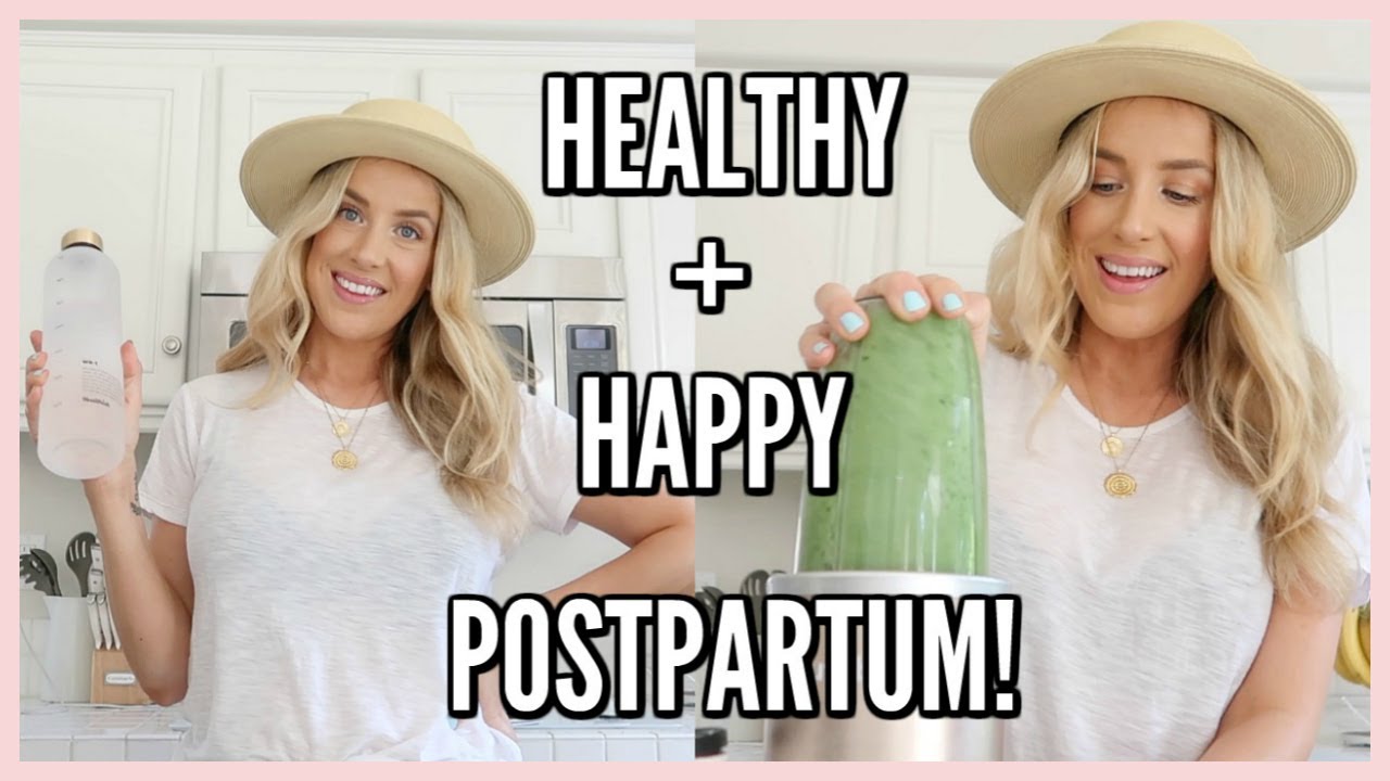 STAYING HEALTHY & HAPPY 6 WEEKS POSTPARTUM | OLIVIA ZAPO