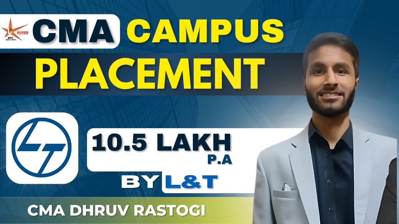 CMA Dhruv Rastogi Mock Interview | Selected In L&T  #cmacampusplacement #cmajobs