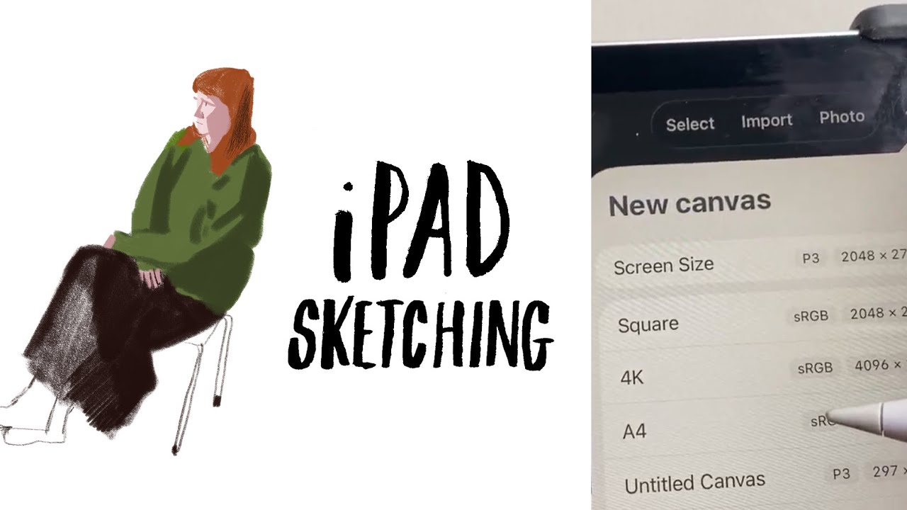 Эскизы на iPad во время портретной фотосессии в Саутбанке, Лондон.
