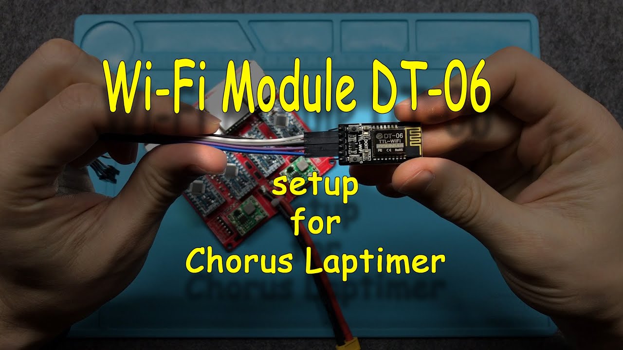 Настройка Wi-Fi модуля DT-06 для Chorus | Wi Fi module setup for Chorus Laptimer
