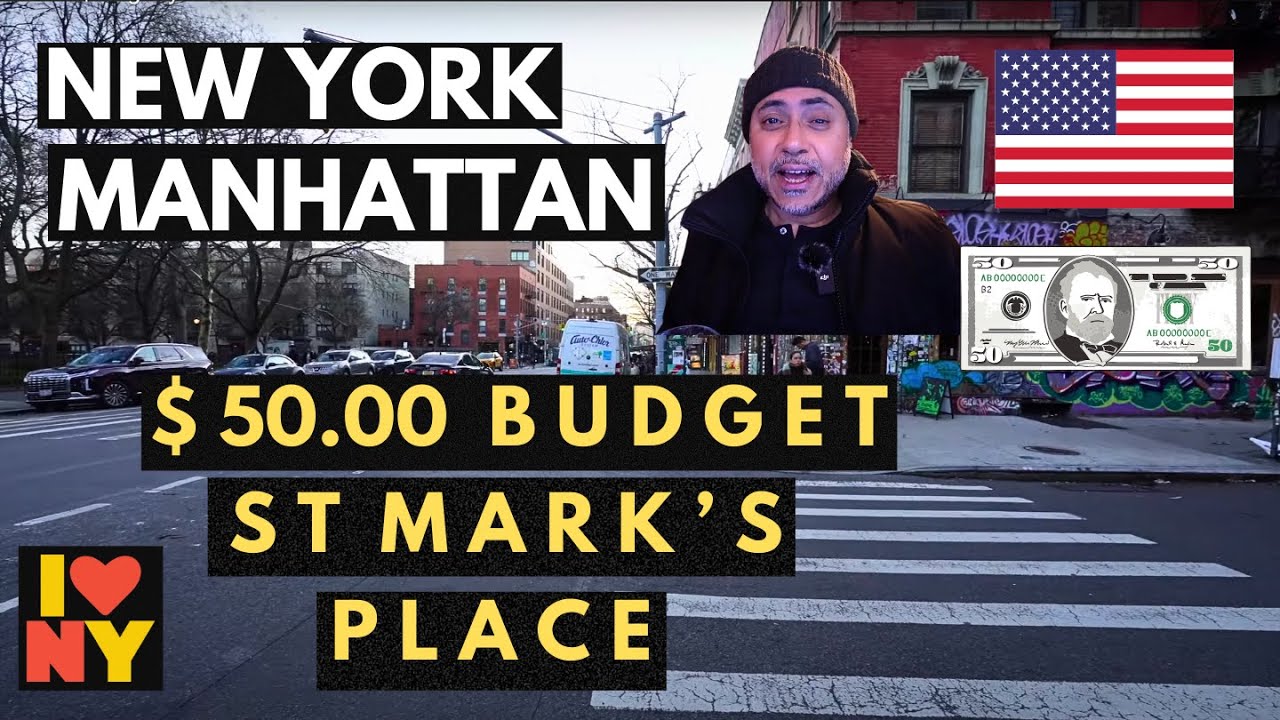 SHOCKING! What $50 gets you at St Marks Place in NYC 🇺🇸