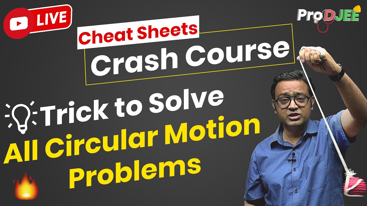 Trick to solve all Circular Motion Problems | Well of Death | JEE NEET | ProDJEE🔧🧲🩺💉
