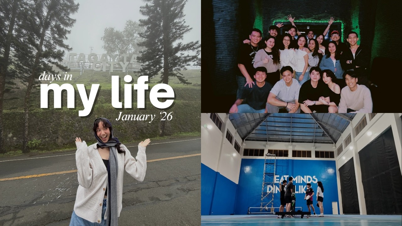 tagaytay trip, clothing haul, catch up with friends, and pickle ball! 🚌🍻🥎 | by Cess