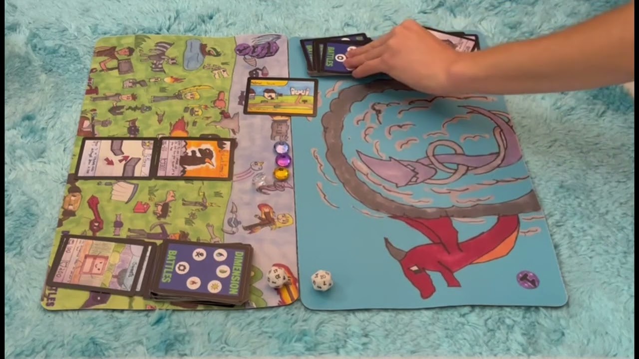 Самодельная tcg битва эпизод 1 (Dimension Battles)