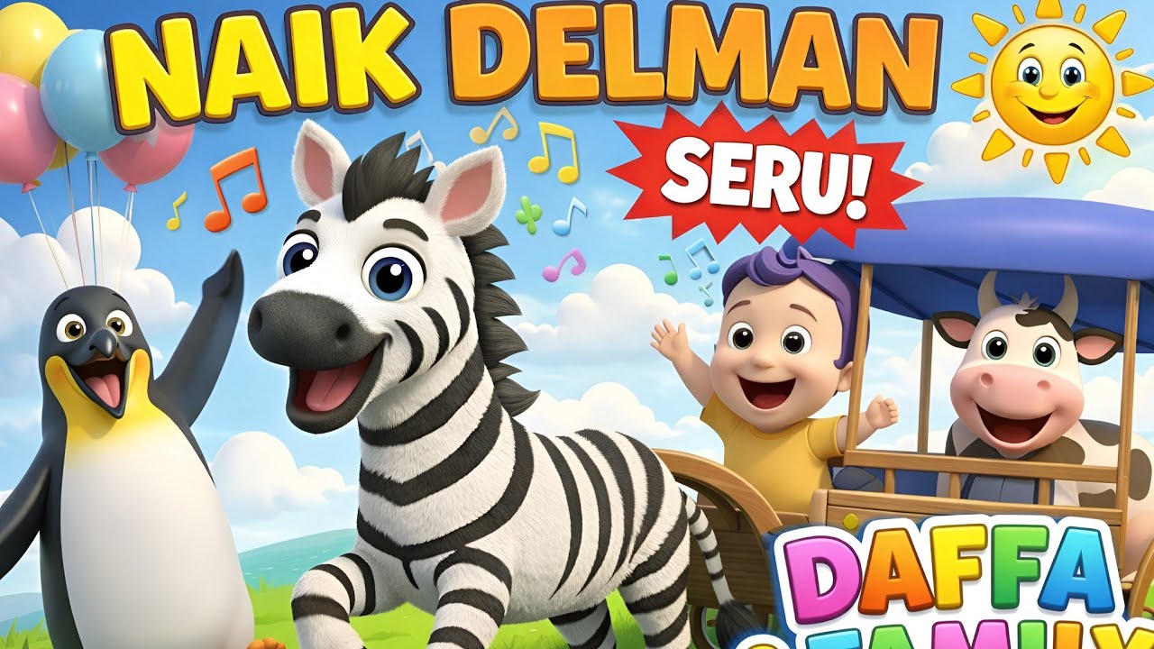 NAIK DELMAN ISTIMEWA 🐎 LAGU ANAK INDONESIA TERPOPULER | LAGU ANAK BALITA VIRAL