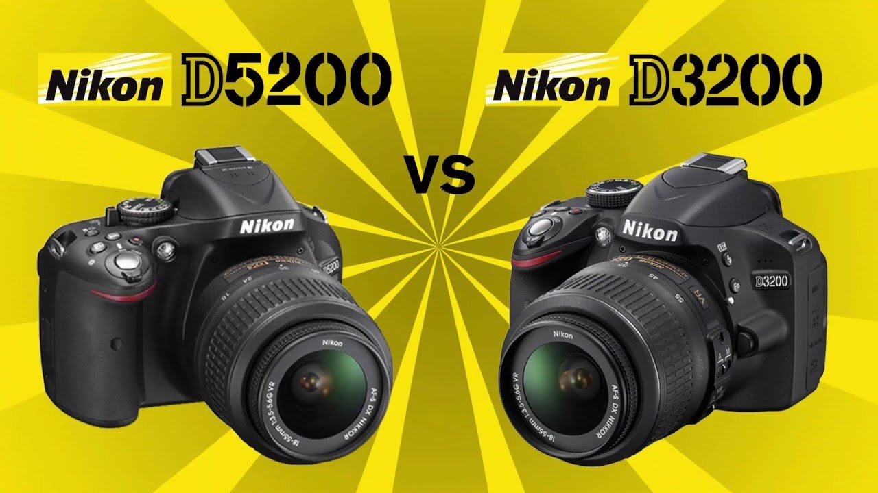Nikon D5200 vs Nikon D3200