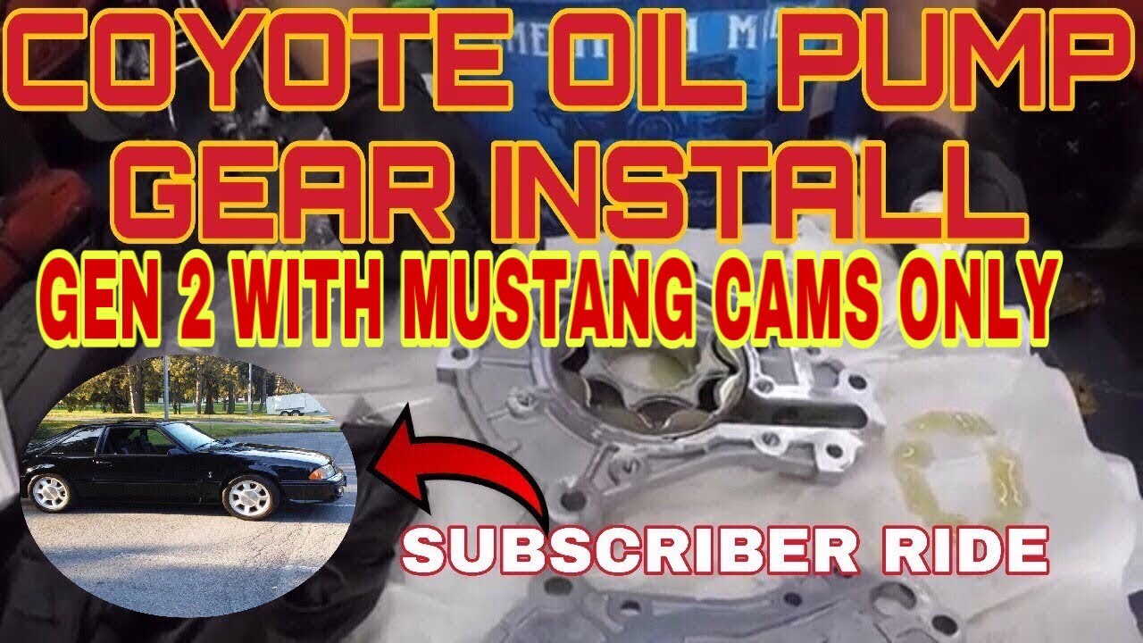 Gen 2 Mustang 15-17 Coyote Oil Pump Gear Install and timing procedure *watch entire video*