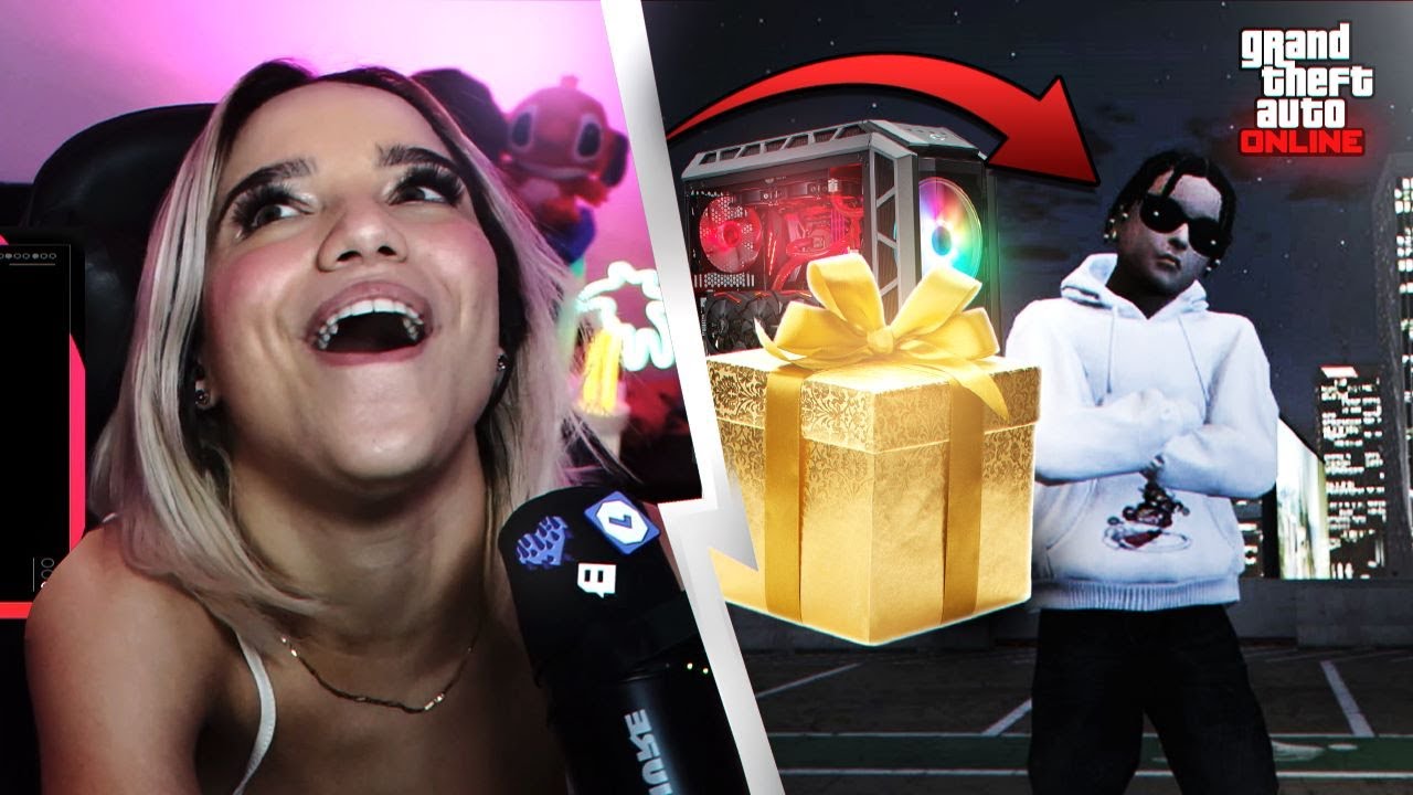 Le REGALO una PC GAMER a mi HIJO y esta FUE SU REACCION en GTA V ROLEPLAY 😱 - ELENA #14