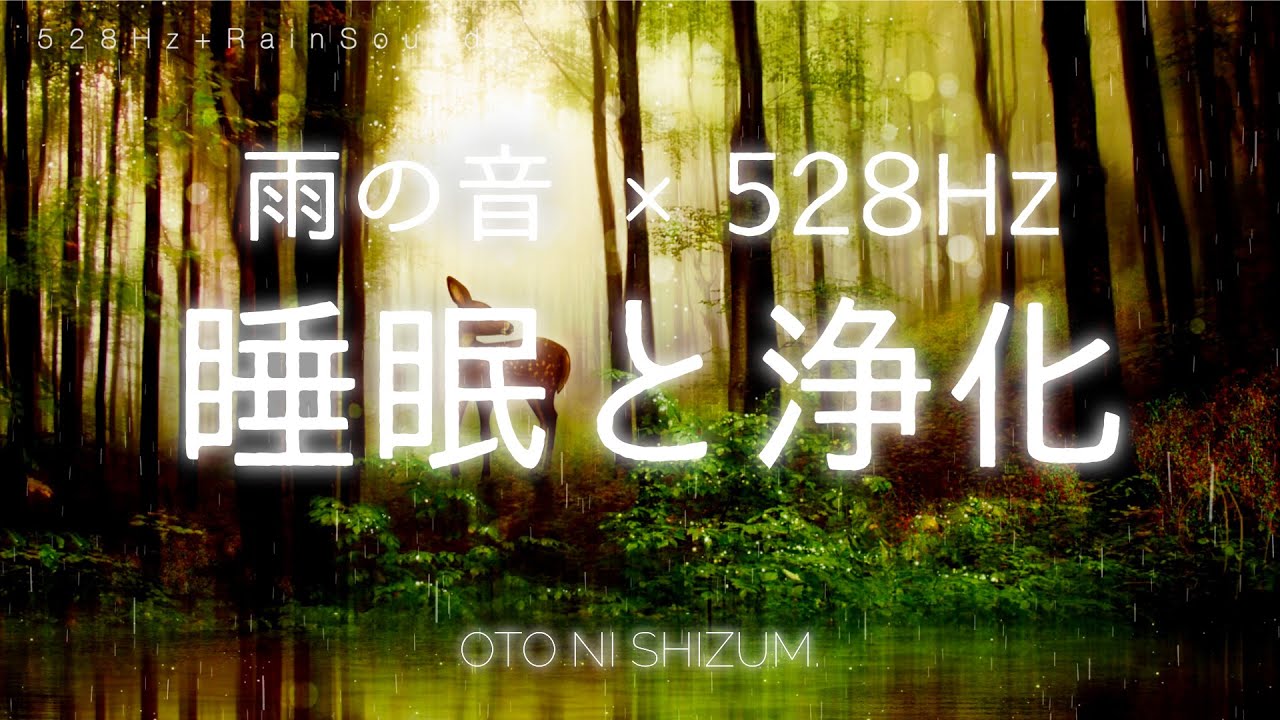 【睡眠用BGM・雨の音】自然音と528Hzで浄化される睡眠用BGM | 集中にもオススメ | ONS-0032