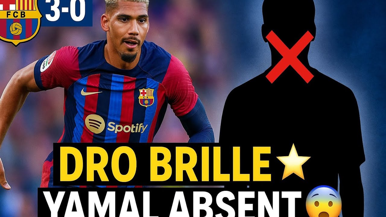 Barcelone sans yamal encore 