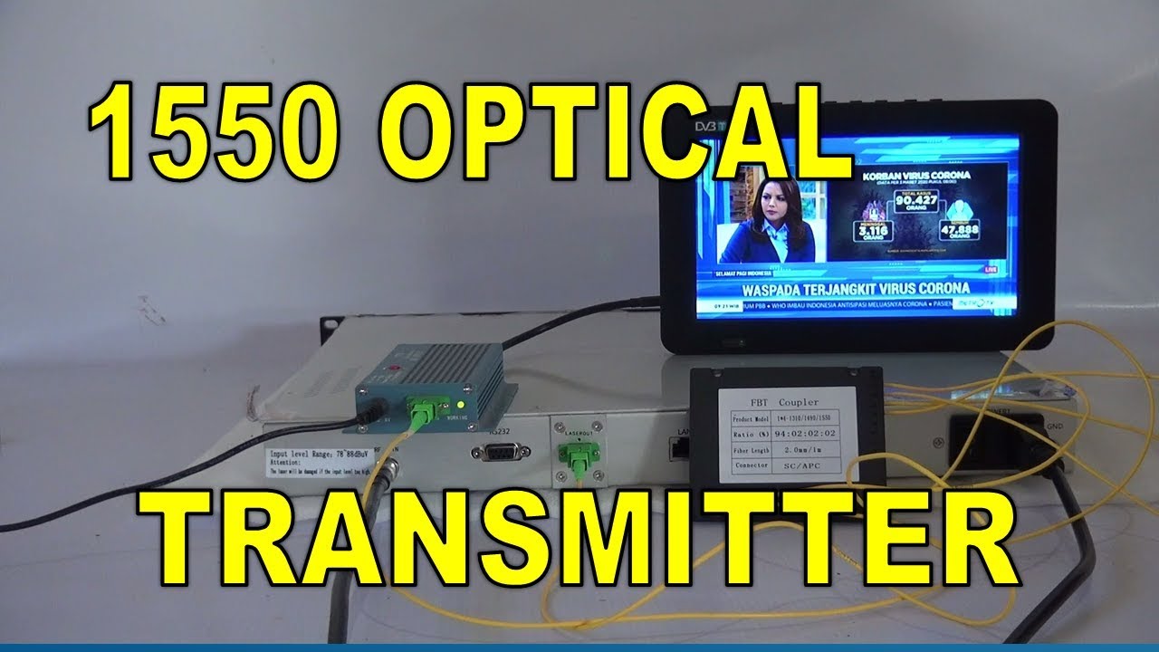 1550 OPTICAL TRANSMITTER CATV TV KABEL