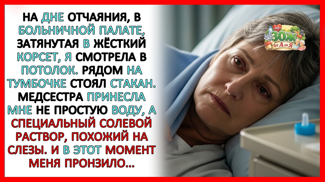 Мне советовали пить больше воды, но никто не сказал, что так я вымываю из костей последнее здоровье.