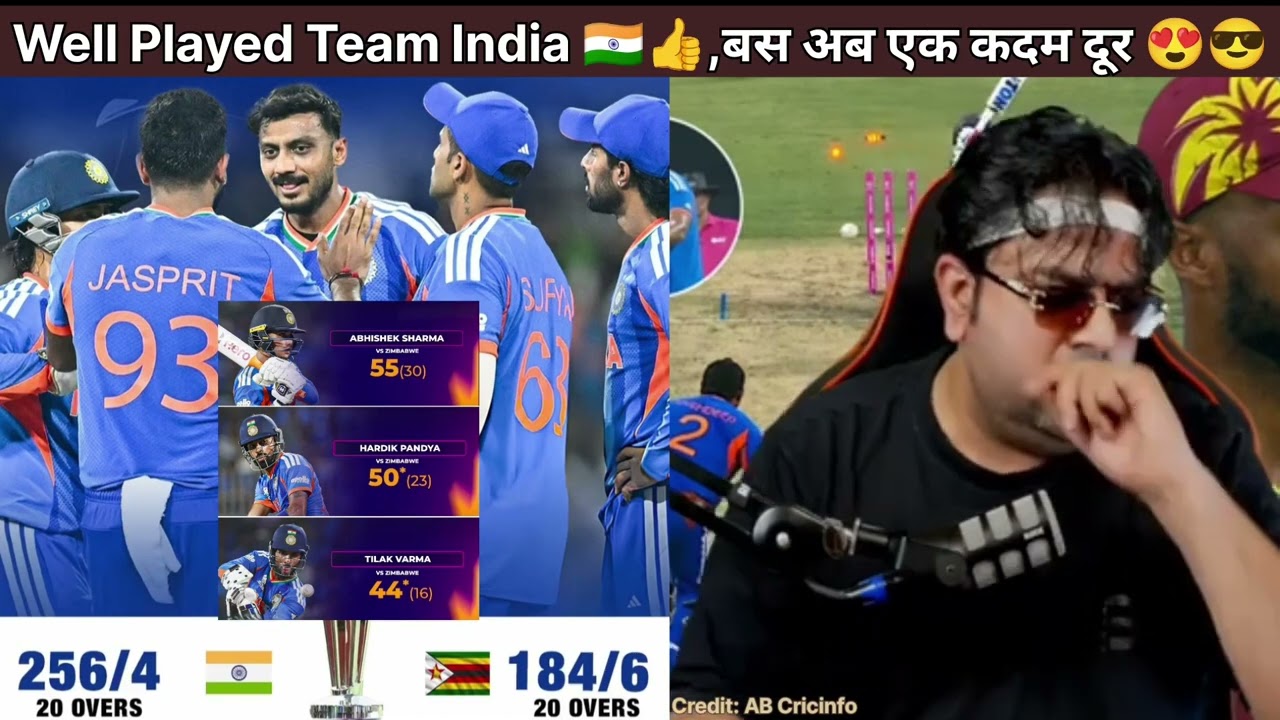 Team India का धमाका 💥🔥 | India vs Zimbabwe Super 8 Full Highlights | SA vs WI Thriller Match