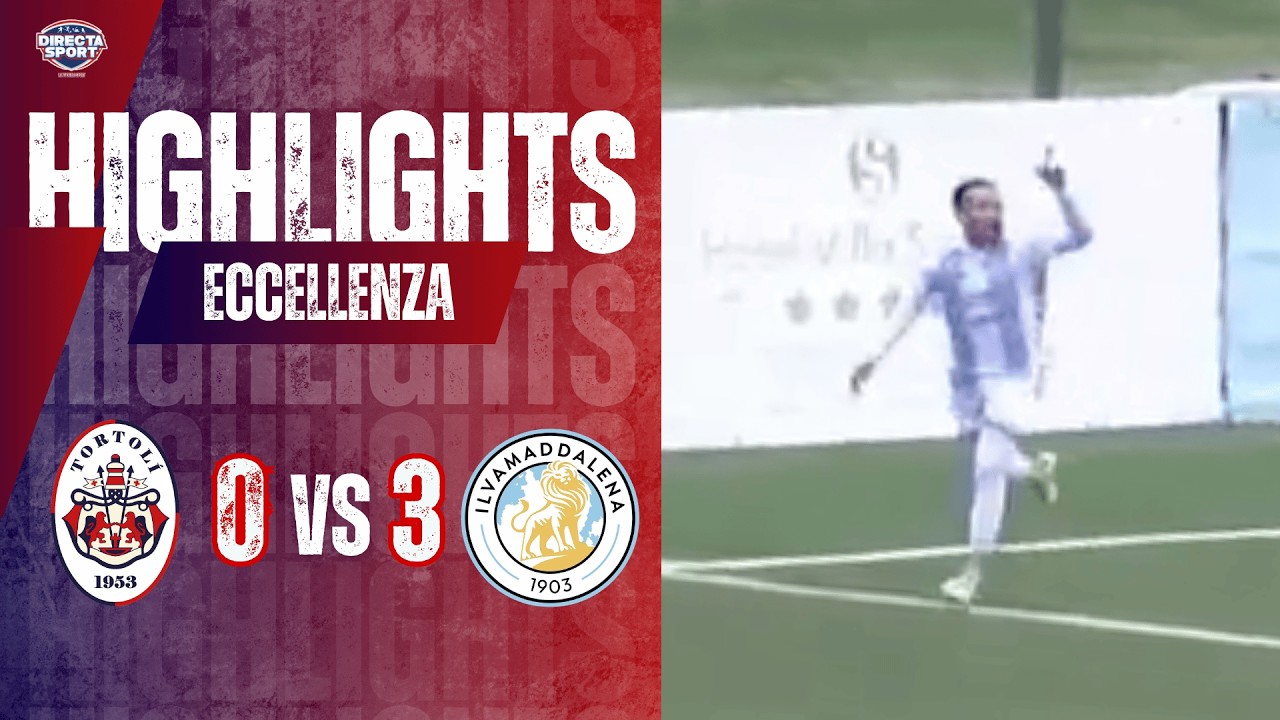 Calcio Eccellenza- Tortolì Calcio 1953-Ilvamaddalena 1903 0-3 (Highlights)