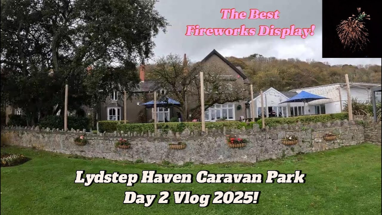 Видеоблог со второго дня в кемпинге Lydstep Haven! Захватывающий фейерверк! #havenlydstep