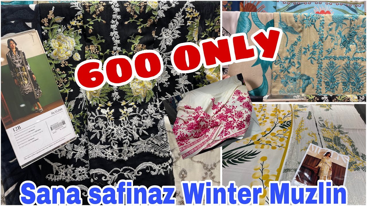 Sana Safinaz Winter Collection 660 only🥳🥳🥳