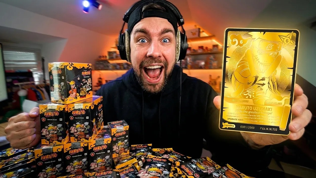 J’ouvre 150 boosters Naruto pour chasser la Naruto en Or 22k !!