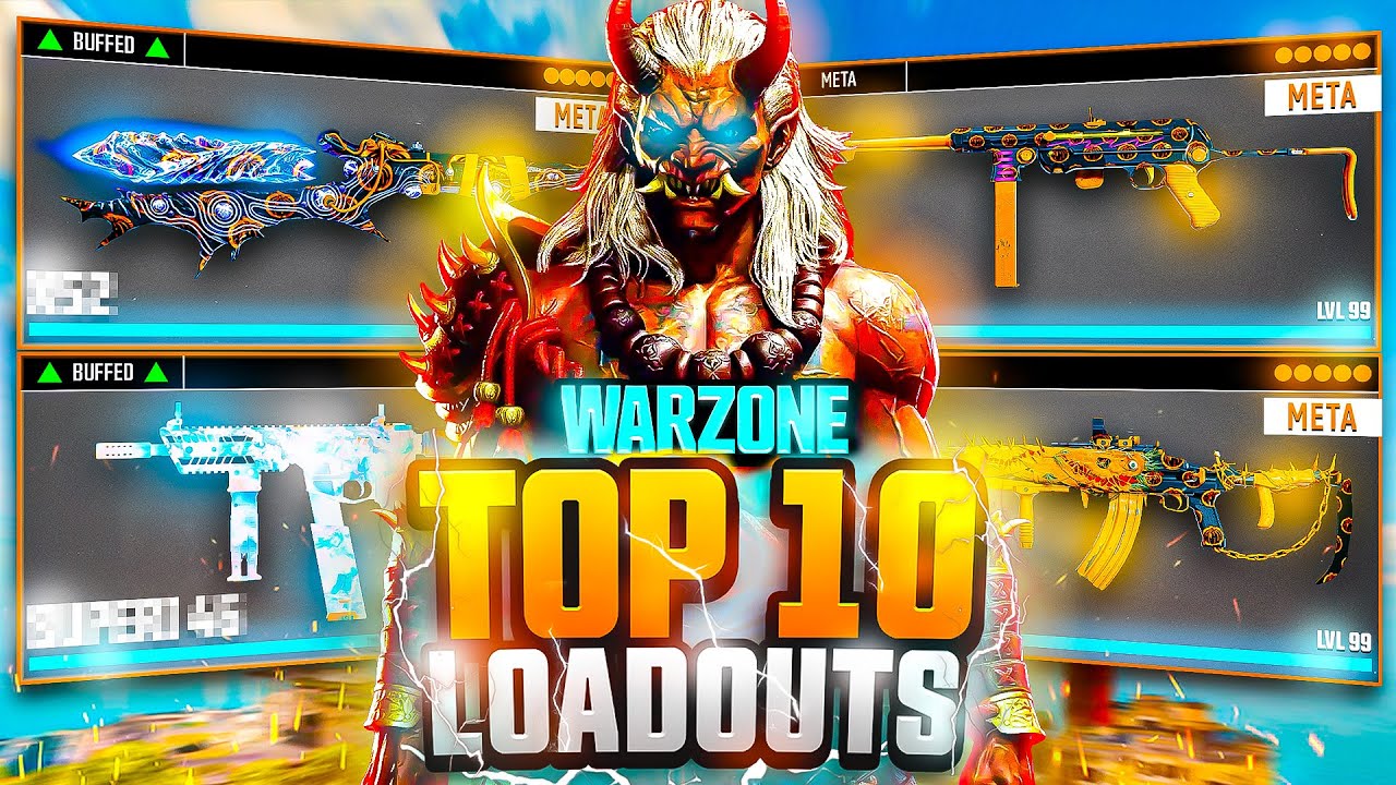 TOP 10 *BROKEN* META Loadouts in Warzone