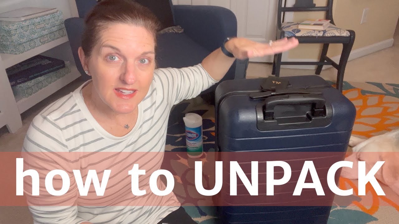 Unpack With Me! Disinfecting My Luggage and Re Setting After a Trip