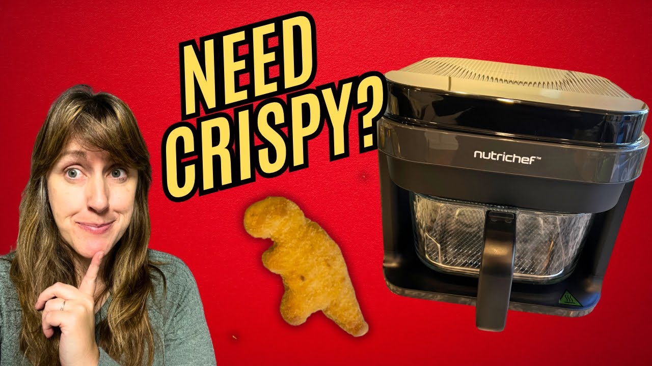 NutriChef 5.8 Quart Air Fryer: Crispy Food Made Easy (Without Oil!)