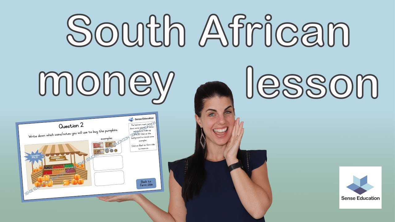 South African money lesson || Rands and cents for kids || Sense Education