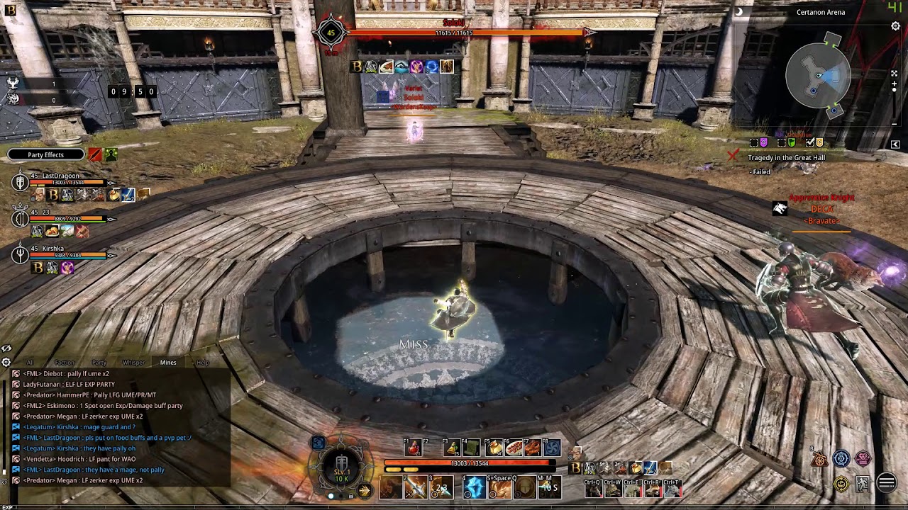 Bless Online 2018-07-03: 3v3  Never Give Up