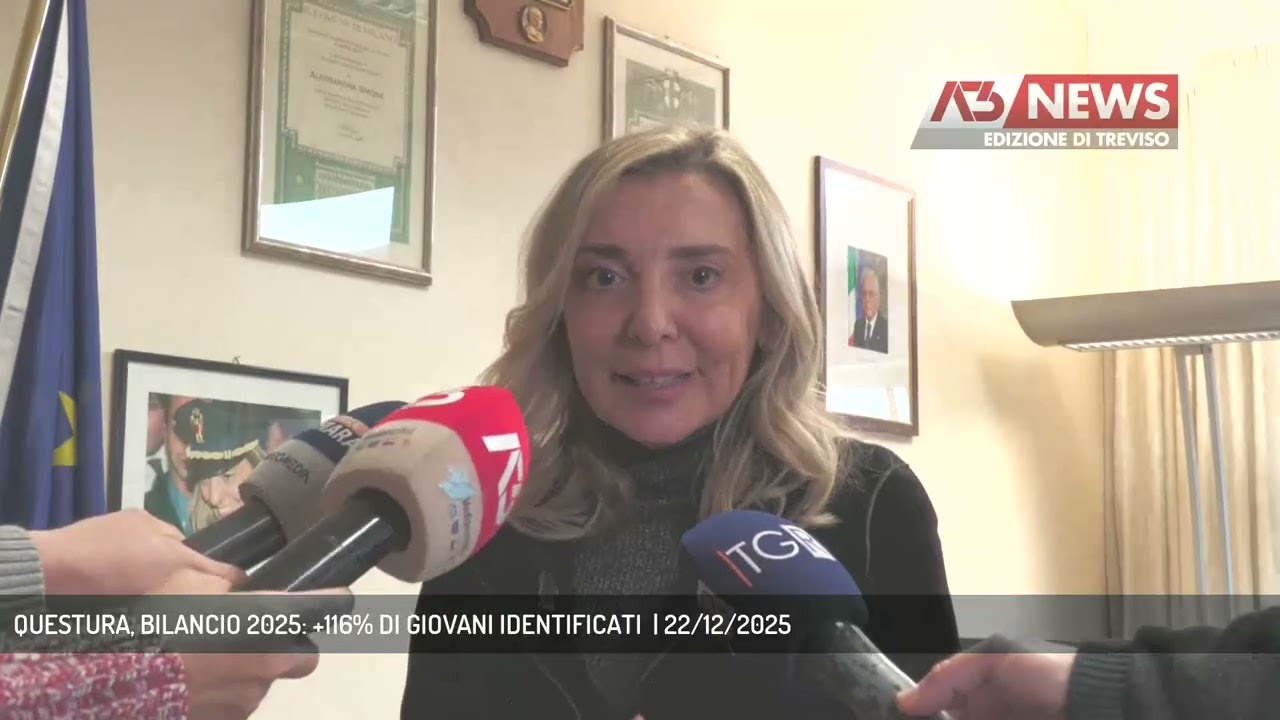 QUESTURA, BILANCIO 2025: +116% DI GIOVANI IDENTIFICATI  | 22/12/2025