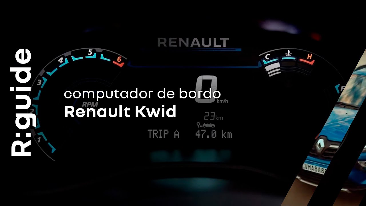 informações sobre o computador de bordo | Renault Kwid