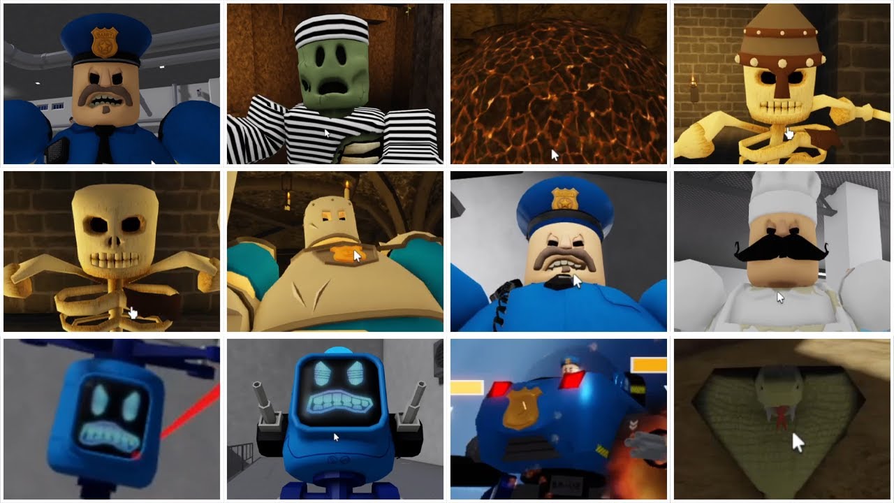 BARRY'S PRISON RUN V2! (SCARY OBBY) All JUMPSCARES