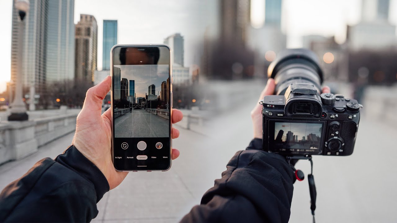 Pixel 4 VS $5,000 A7R3 Camera - Can You Tell The Difference?!