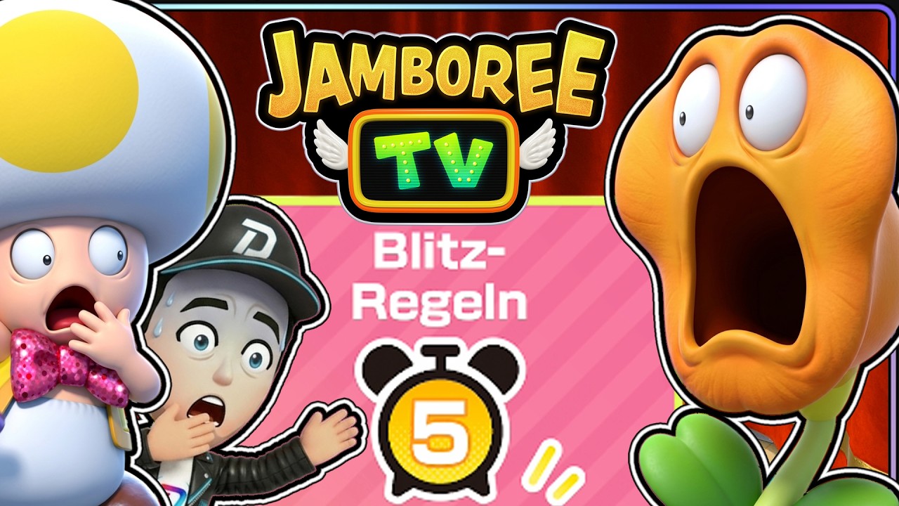 😱 Nur 5 RUNDEN? Blitz-Regeln mit Euch! Mario Party Jamboree +TV