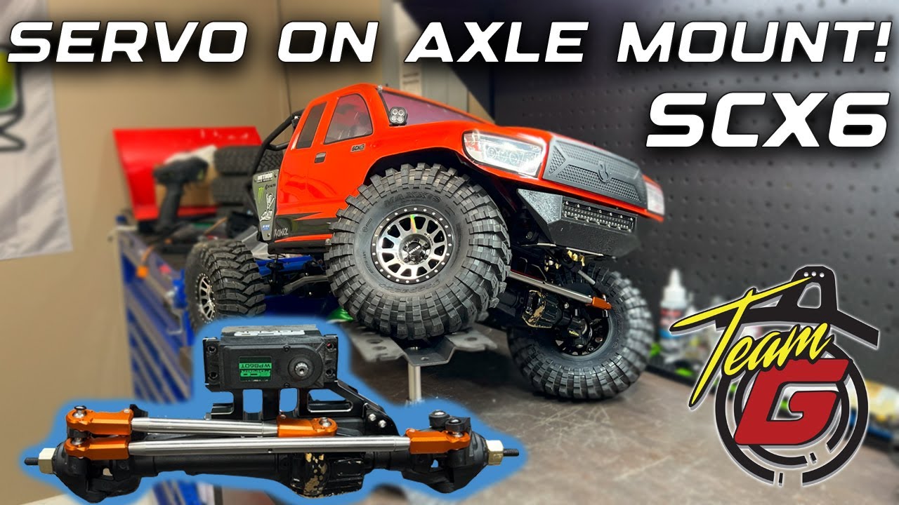 Переделка 4-рычажного сервопривода SCX6 на ось (SOA)! Часть 4