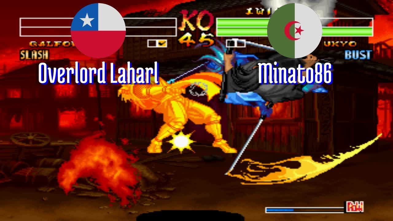 FT5 @samsho4: Overlord Laharl (CL) vs Minato86 (DZ) [Samurai Shodown IV Fightcade] Feb 21