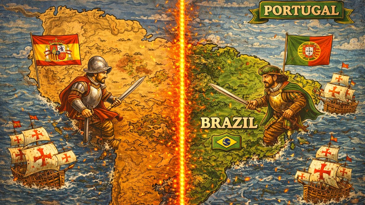 How Treaty Of Tordesillas Accidentally Created Brazil in 1494