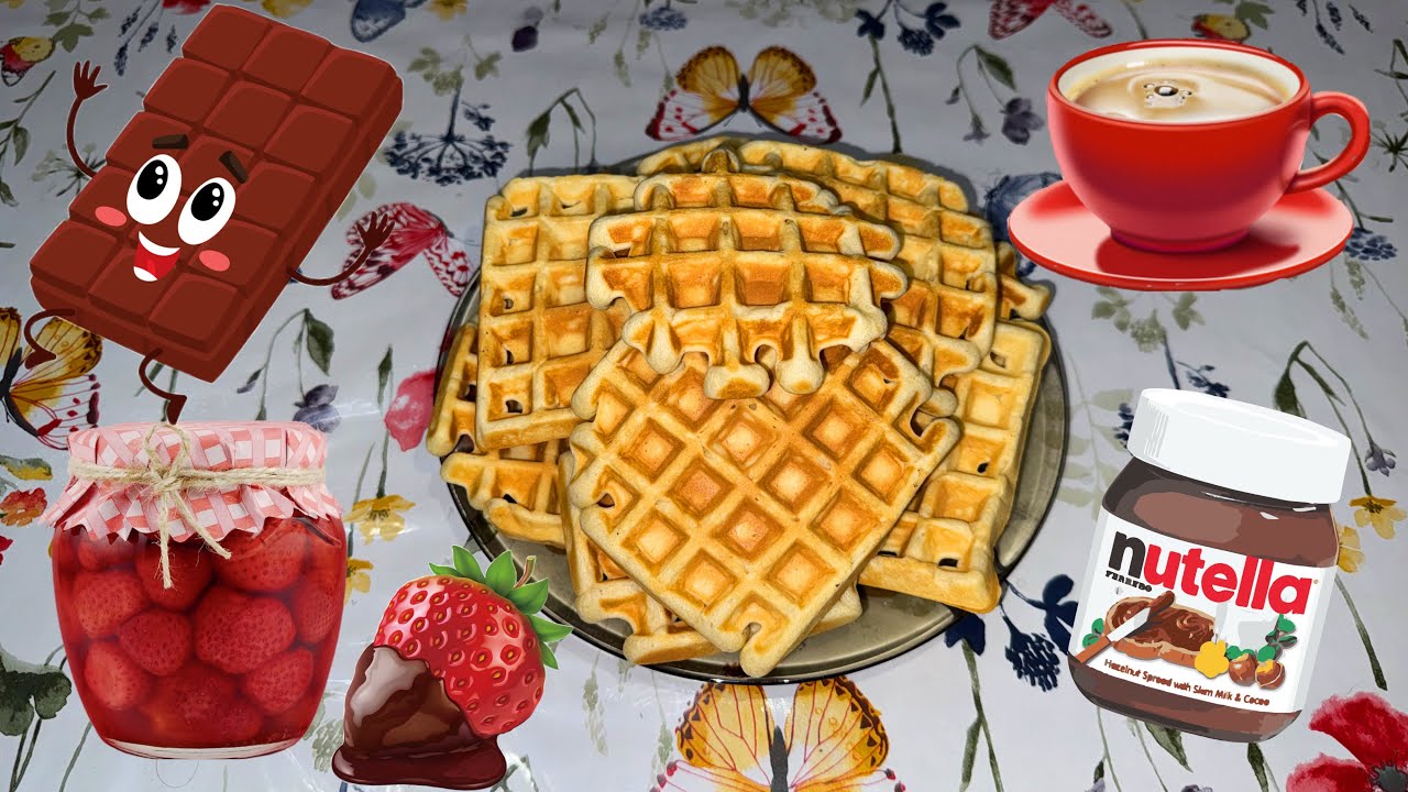 BEST VIENNESE WAFFLES RECIPE IN 10 MIN./ОЧЕНЬ ВКУСНЫЕ ВЕНСКИЕ ВАФЛИ ЗА 10 МИН.