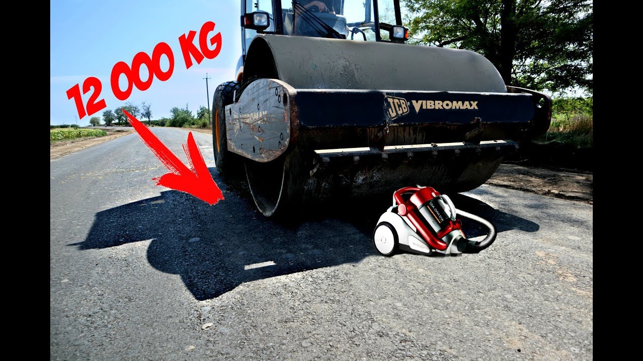 Crushing Crunchy & Soft Things Road Roller!   EXPERIMENT