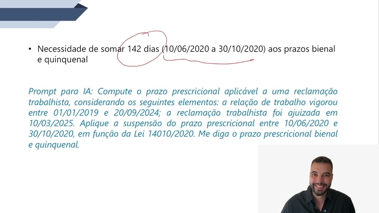 Tema 46 TST - suspensão da prescrição pandemia