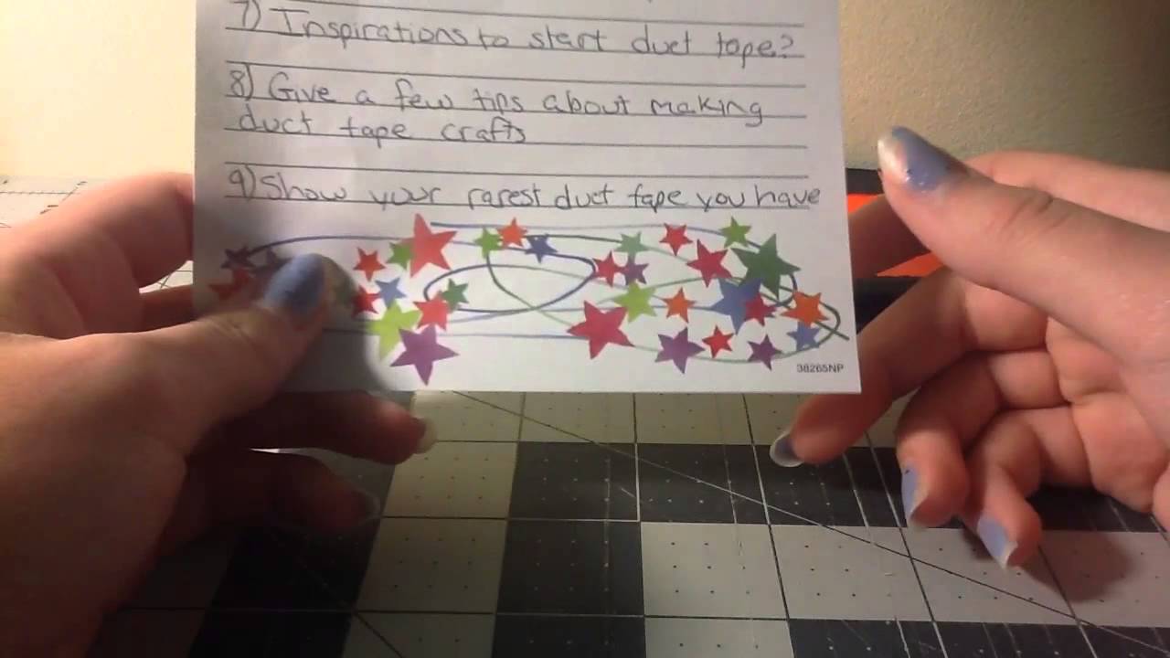CassiesCrafts || Duct Tape Tag