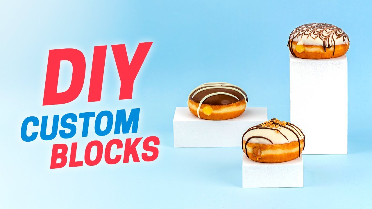 DIY Product Photography Blocks - AT HOME