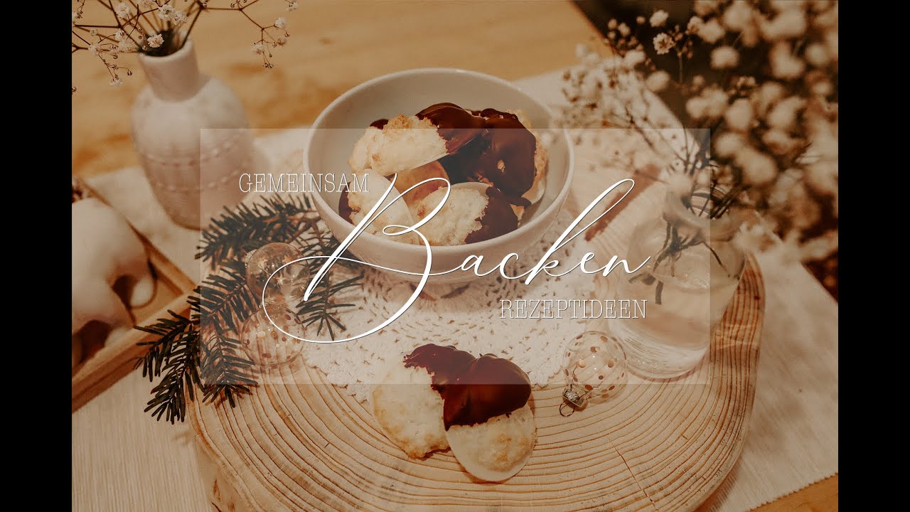 10 - Kokos Schneeflöckchen | Weihnachtsbäckerei | Backen | Rezeptideen
